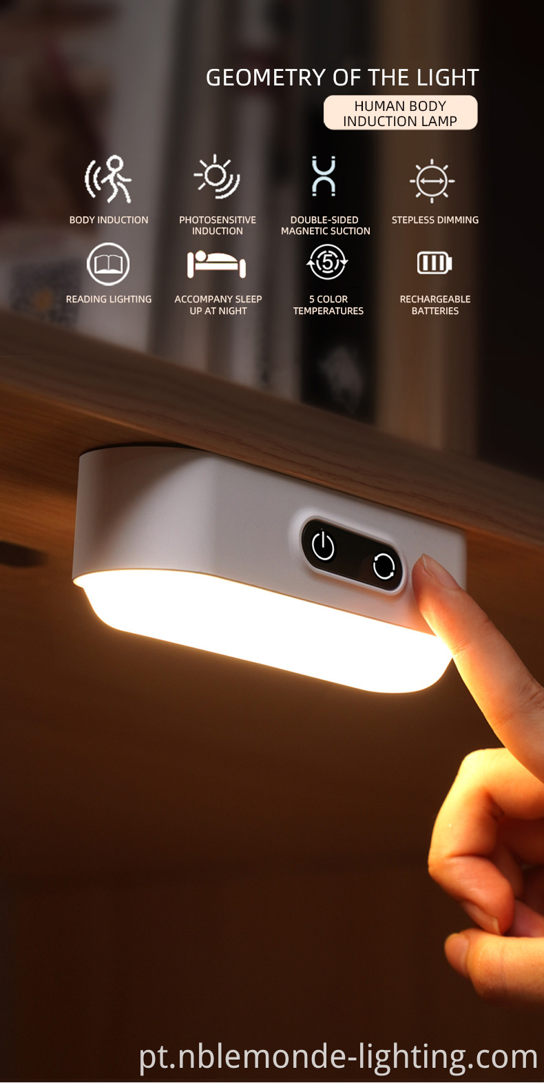 Adjustable Motion-Sensing Night Light